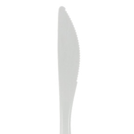 Reusable Knife PP Mineral "Hercules" White 185mm (50 Units)