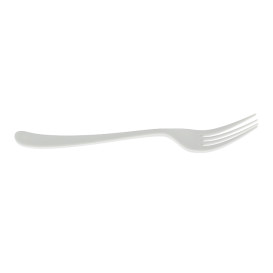 Reusable Fork PP Mineral "Gaia" White 190mm (10 Units)