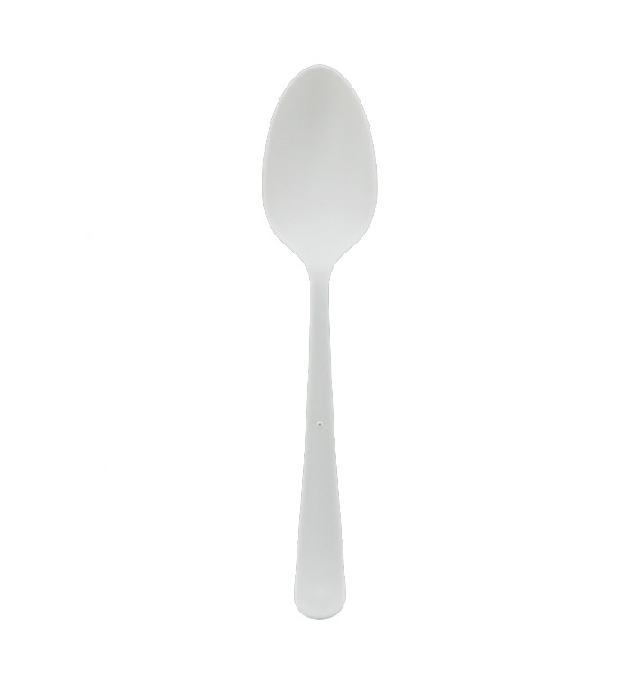 Reusable Spoon PP Mineral "Gaia" White 190mm (200 Units)