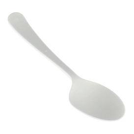 Reusable Spoon PP Mineral "Gaia" White 190mm (200 Units)