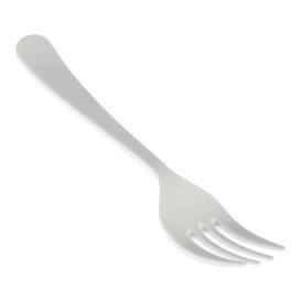 Reusable Fork PP Mineral "Gaia" White 190mm (10 Units)