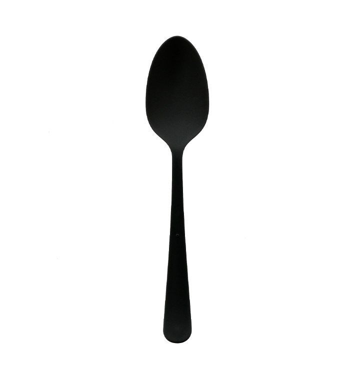 Reusable Spoon PP Mineral "Gaia" Black 190mm (200 Units)