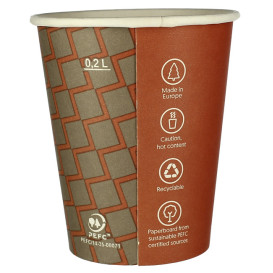 Paper Cup "Cupmatic" 9 Oz/280ml Ø8,0cm (50 Units)