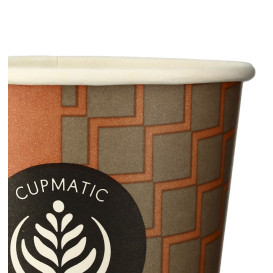 Paper Cup "Cupmatic" 9 Oz/280ml Ø8,0cm (50 Units)