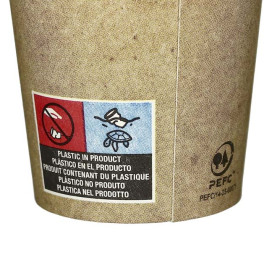 Paper Cup Kraft 4Oz/120ml Ø6,2cm (2000 Units)