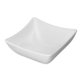 SAN "Quadrata" Durable Tasting Bowl White 95ml (72 Units) 