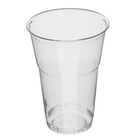 Reusable PS Cup "Diamant" Crystal 350ml Ø8,0cm (25 Units) 