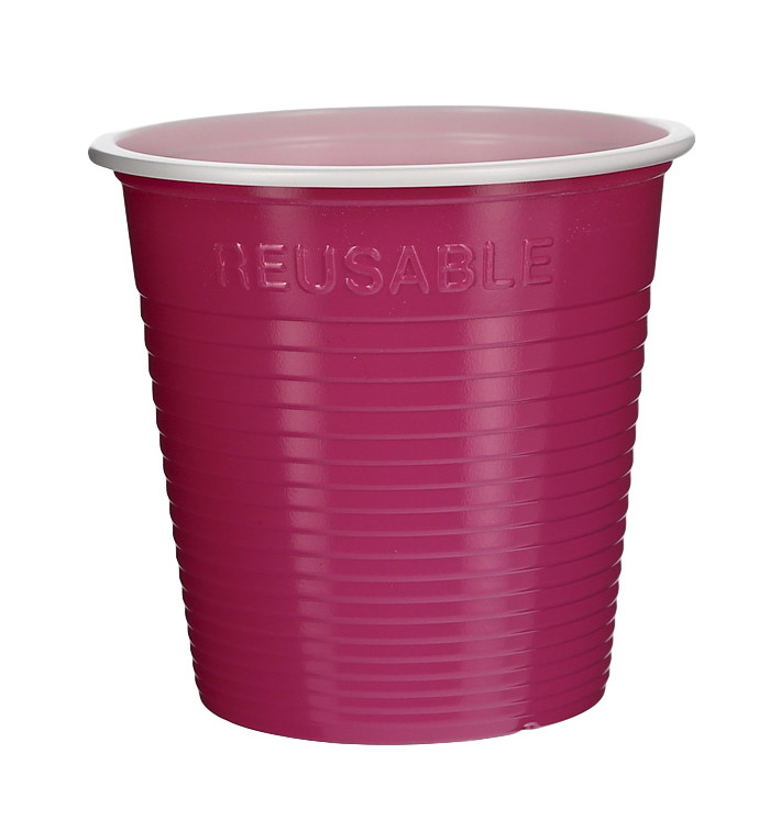 Reusable Shot PS Bicolour Fuchsia 160ml (450 Units)