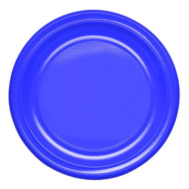 Reusable Plate Deep Economic PS Dark Blue Ø20,5cm (150 Units)