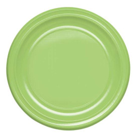 Reusable Plate Deep Economic PS Yellow Green Ø20,5cm (150 Units)