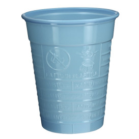 Plastic Cup PS Light Blue 200ml Ø7cm (1.500 Units)