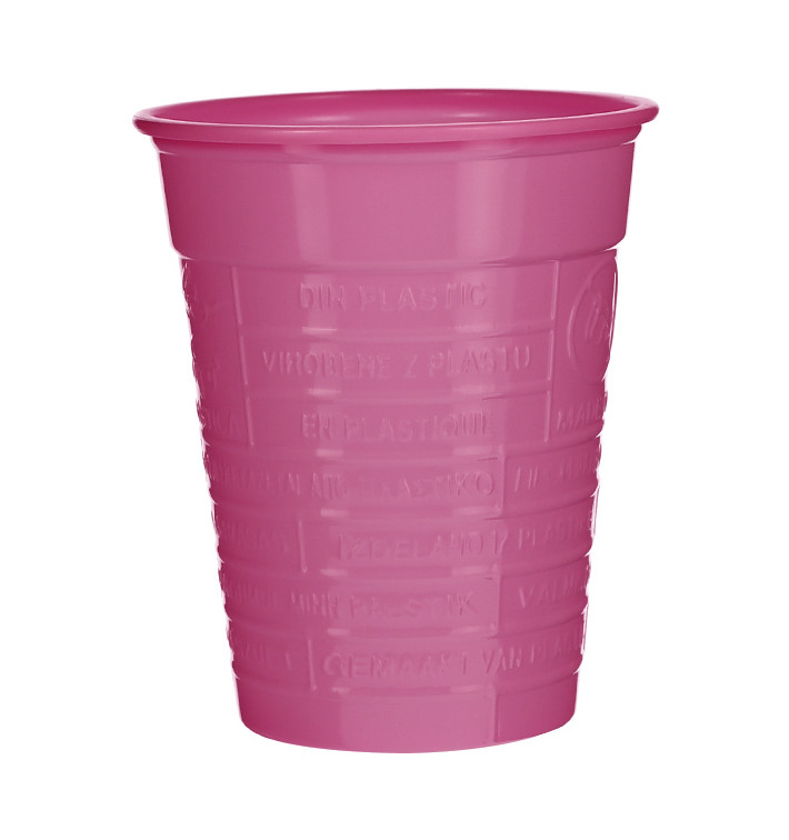 Plastic Cup PS Fuchsia 200ml Ø7cm (1.500 Units)