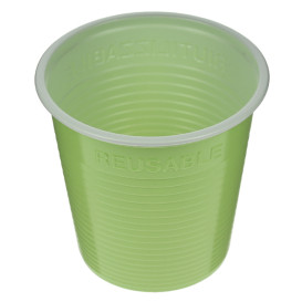 Reusable Economy Shot PS Bicolour Yellow Green 230ml (420 Units)