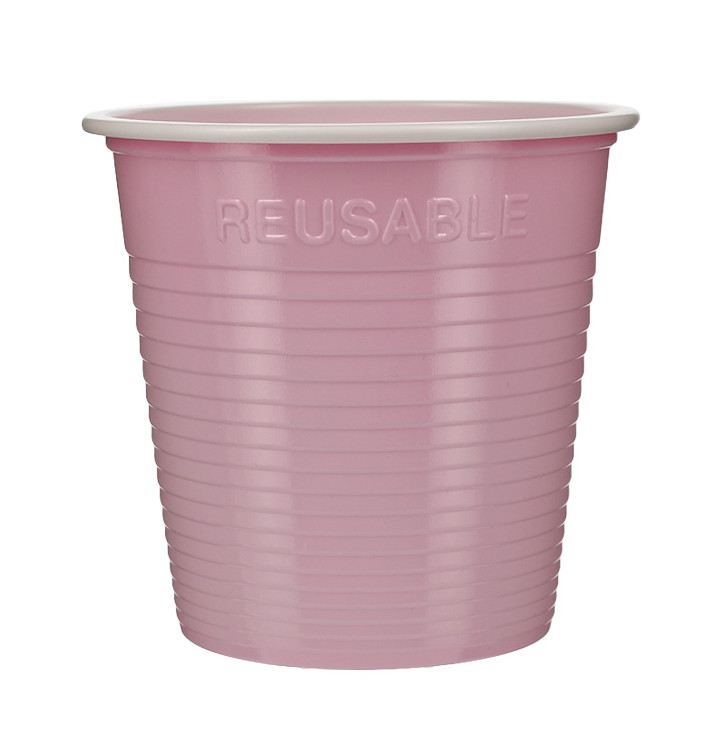 Reusable Economy Shot PS Bicolour Pink 230ml (420 Units)