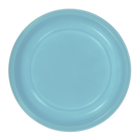 Reusable Plate Deep Economic PS Light Blue Ø20,5cm (150 Units)