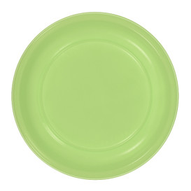 Reusable Plate Deep Economic PS Yellow Green Ø20,5cm (25 Units) 