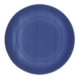 Reusable Plate Deep Economic PS Dark Blue Ø20,5cm (150 Units)