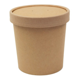 Kraft Carton Pot 16Oz/450ml Ø10cm (500 Units)