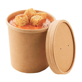 Kraft Carton Pot 12Oz/350ml Ø9cm (25 Units)