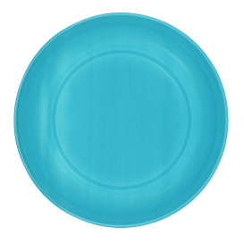 Reusable Plate Flat Economic PS Turquoise Ø20,5cm (150 Units)