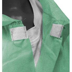 Disposable Lab Coat TST PP Velcro Green XL (1 Unit)