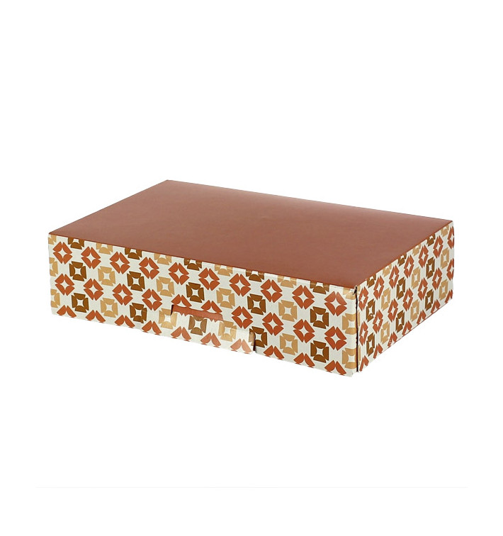 Box for Chocolates and Sweets Coral 18,5x12,5x5cm (600 Units)