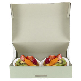 Box for Sweets Mint Chocolate 17,5x11,5x4,7cm (100 Units)