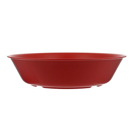 Reusable Plate Durable PP Mineral Red Ø18cm (6 Units)