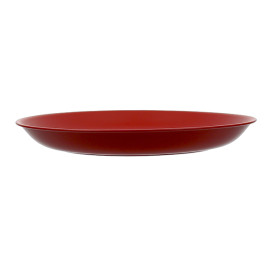 Reusable Plate Durable PP Mineral Red Ø21cm (54 Units)