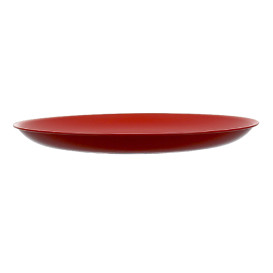 Reusable Plate Durable PP Mineral Red Ø23,5cm (54 Units)