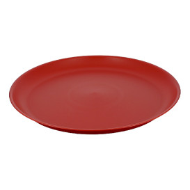 Reusable Plate Durable PP Mineral Red Ø27,5cm (6 Units)