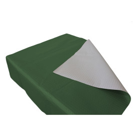 Pre-Cut Paper Tablecloth Green 40g 1,2x1,2m (300 Units)  