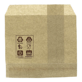 Paper Fries Envelope Grease-Proof Kraft 12x12cm (3000 Units)