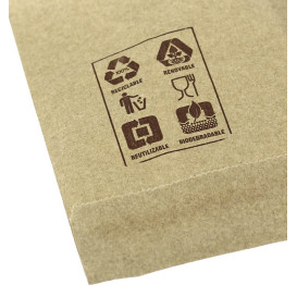 Paper Fries Envelope Grease-Proof Kraft 12x12cm (3000 Units)