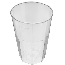 Plastic Cup PS Crystal "Deco" Clear 300 ml (30 Units)