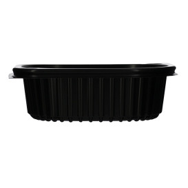 Plastic Container PP Rectangular Shape 350ml 14,2x11,1x4,5cm (80 Units)  