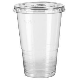 Plastic Lid with Straw Slot PP Transp. Ø7,9cm (1.000 Units)