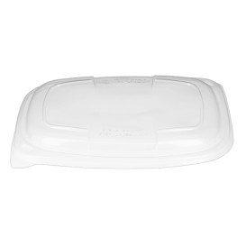 Plastic Lid Translucent Container PP 800/1000ml 21,5x17x2cm (20 Units) 