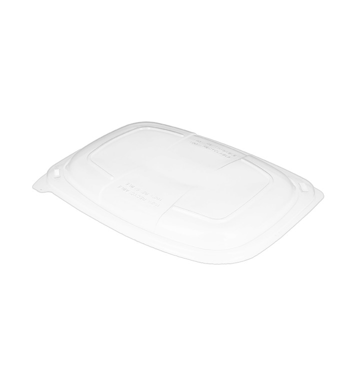 Plastic Lid Translucent Container PP 1050/1250ml 25,5x18,9x2cm (320 Units)