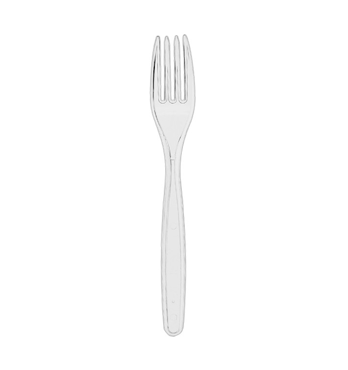 Reusable Fork PS Transparent 180mm (480 Units)