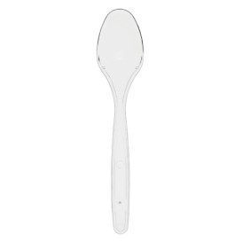 Reusable Teaspoon PS Transparent 125mm (50 Units)