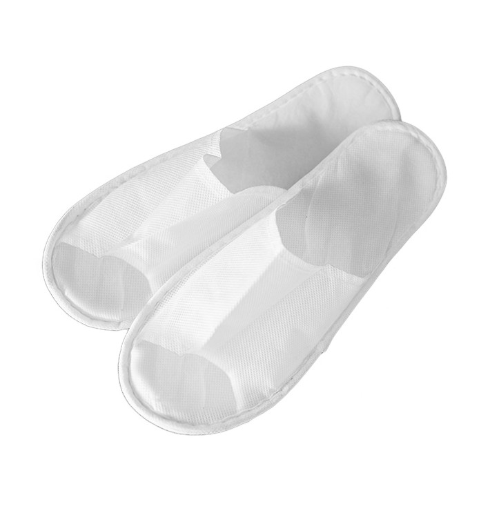 Disposable Slipper TST PP Opened EVA Sole White (200 Pairs)