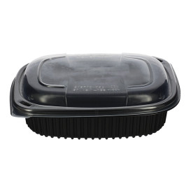 Plastic Lid Translucent Container PP 800/1000ml 21,5x17x2cm (20 Units) 