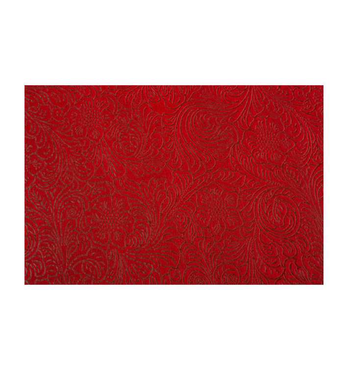 Non-Woven PLUS Tablecloth Roll Red 0,40x45m P30cm (6 Units) 