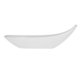 Tasting Plastic Bowl Durable SAN "Drop" White 18ml (6 Units) 