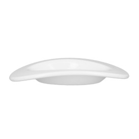 Tasting Plastic Plate Durable SAN "Ellipse" White 10ml (96 Units) 