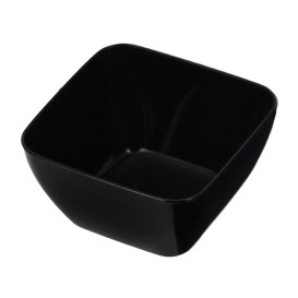 Tasting Plastic Bowl PS Black 5x5x3 cm 75ml (20 Units)