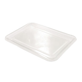 Plastic Tray RPET Transparent 46x30cm (10 Units) 