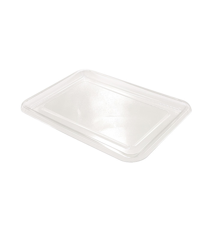 Plastic Tray RPET Transparent 46x30cm (10 Units) 