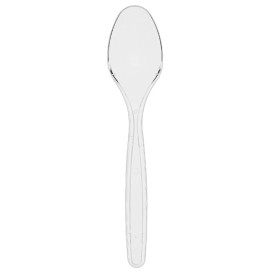 Reusable Spoon PS "Diamant" Transparent 180mm (20 Units)